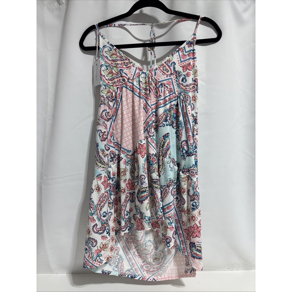 In Bloom by Jonquil Peach XL NWT Floral Pajama Dress Adjustable Summer